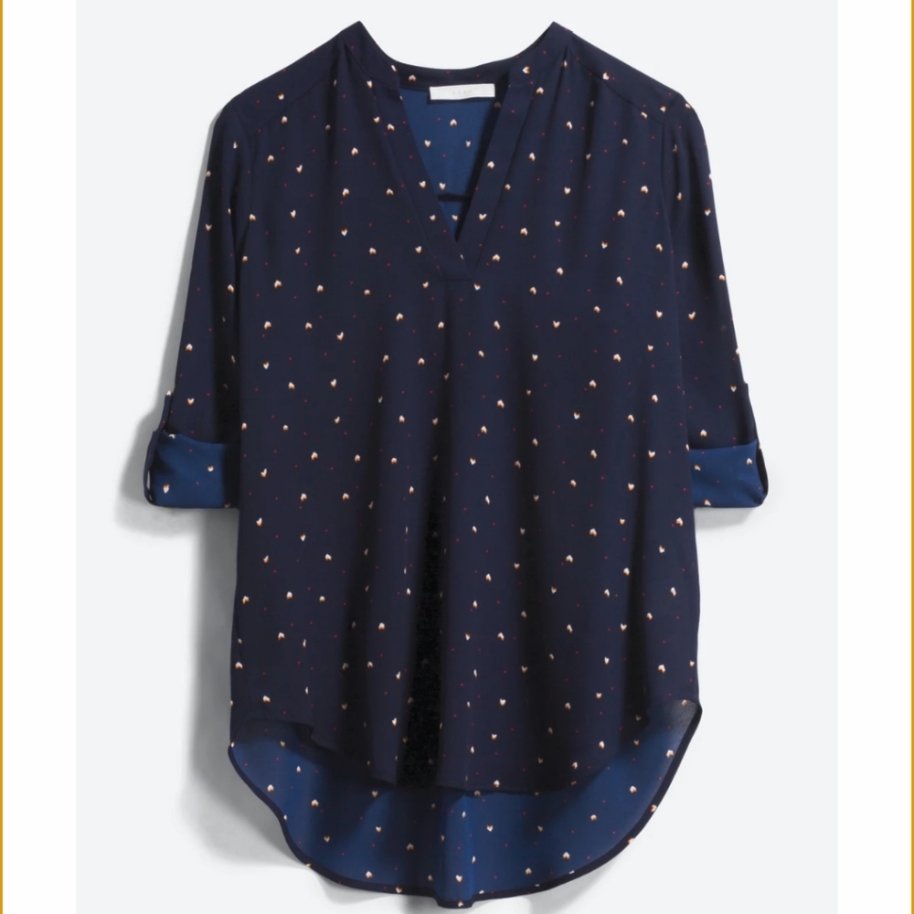Warren Split Neck Blouse
